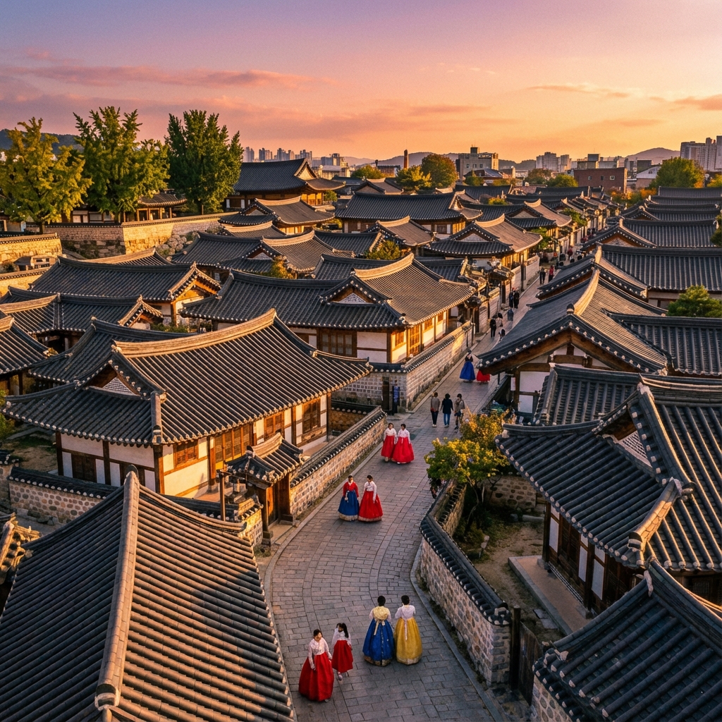 [전주] 한옥마을 먹방 투어 & 한복 체험 당일 여행