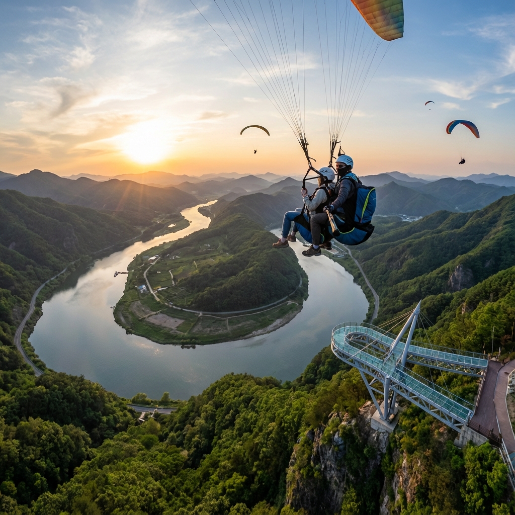 [단양] 패러글라이딩 & 만천하 스카이워크 액티비티 1박 2일